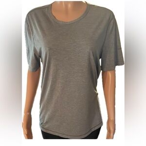 Lululemon Athletica Gray Relaxed Short Sleeve T-Shirt